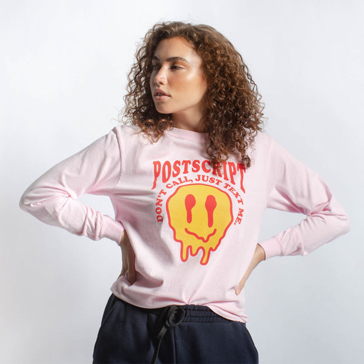 The DTC Influencer Long Sleeve T (Pink)