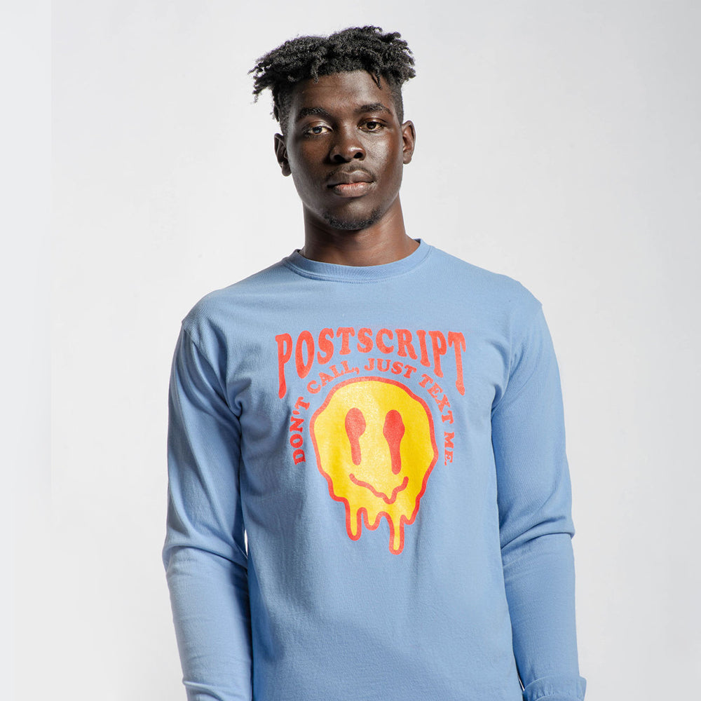 The DTC Influencer Long Sleeve T (Blue)